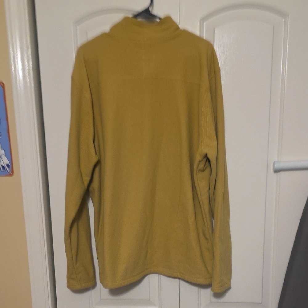 The North Face Men's Mustard Zip-Up Sweater - Picture 3 of 3